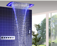 HM Rain Shower System Ceiling Mount Multifunction With Electric High Flow Thermostatic Diverter