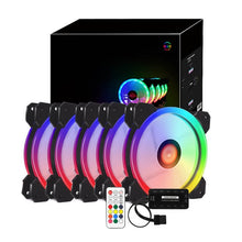 RGB 12V 6 Pin 12cm Cooling Fan with Controller