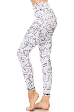 Womens Snake Skin Leggings